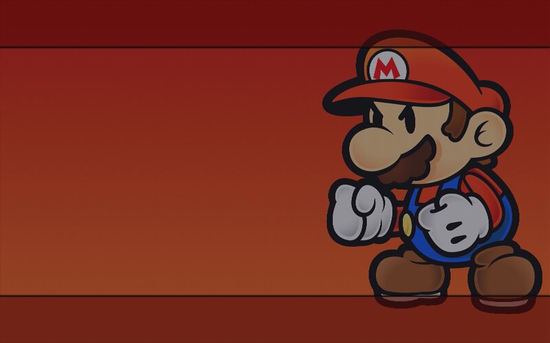 Mario Character — Red, Confident