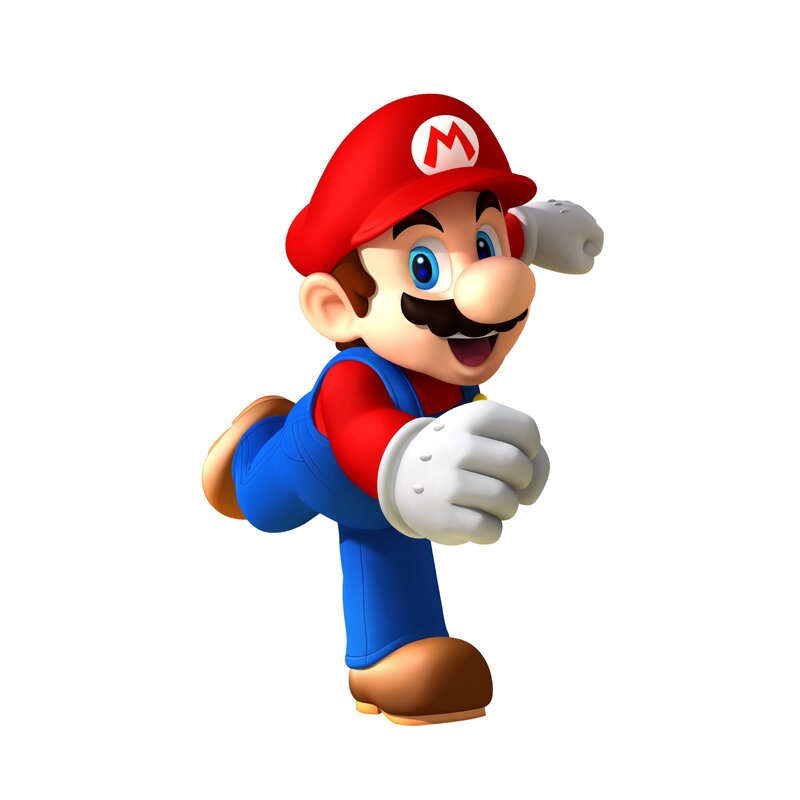 Mario Character — Red, Playful, 3d Render