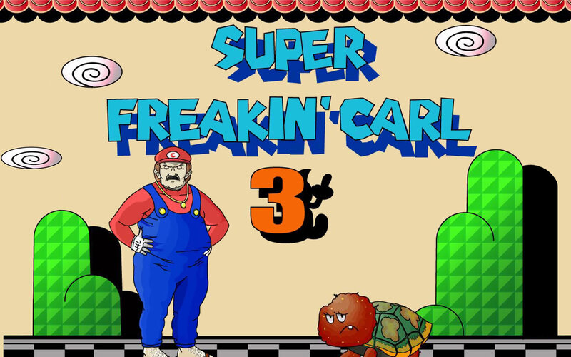 Mario Character Standing — Blue