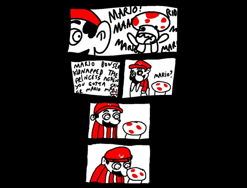 Mario comic strip