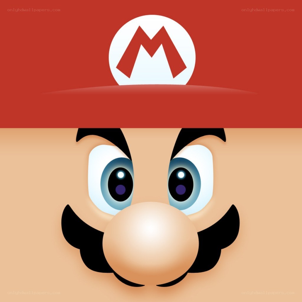 Mario face close-up