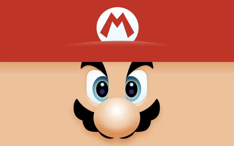 Mario face close-up