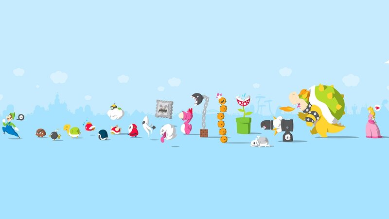 Mario Franchise Characters — Blue