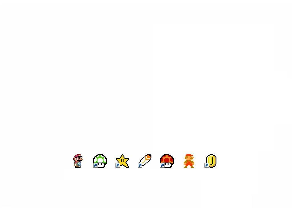 Mario game icons