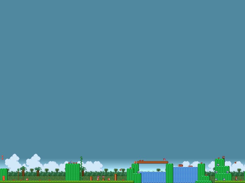 Mario Game Level — Green, Playful, Afternoon