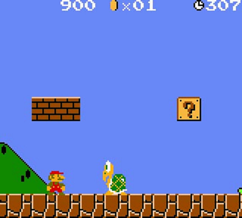 Mario game scene