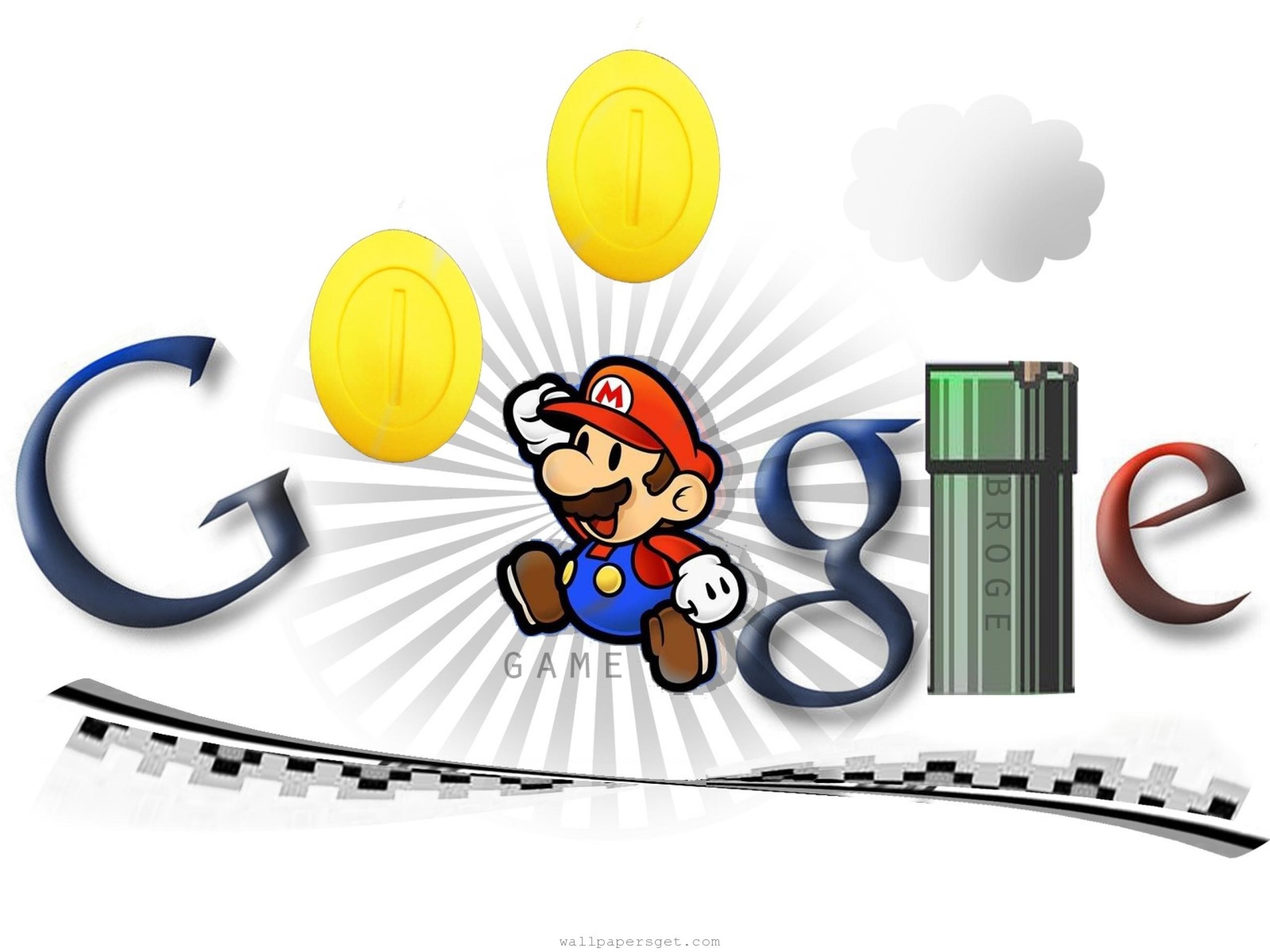 Mario Google Doodle
