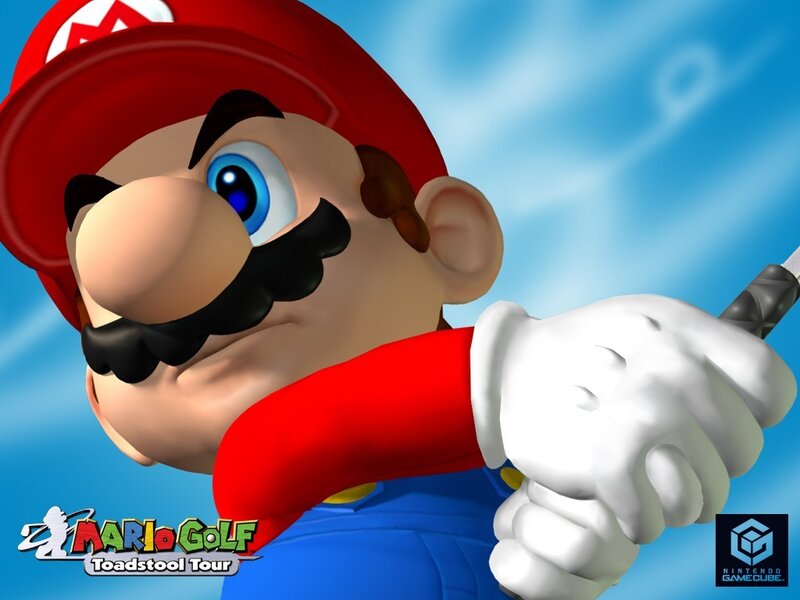 Mario Holding Golf Club — Red, Playful