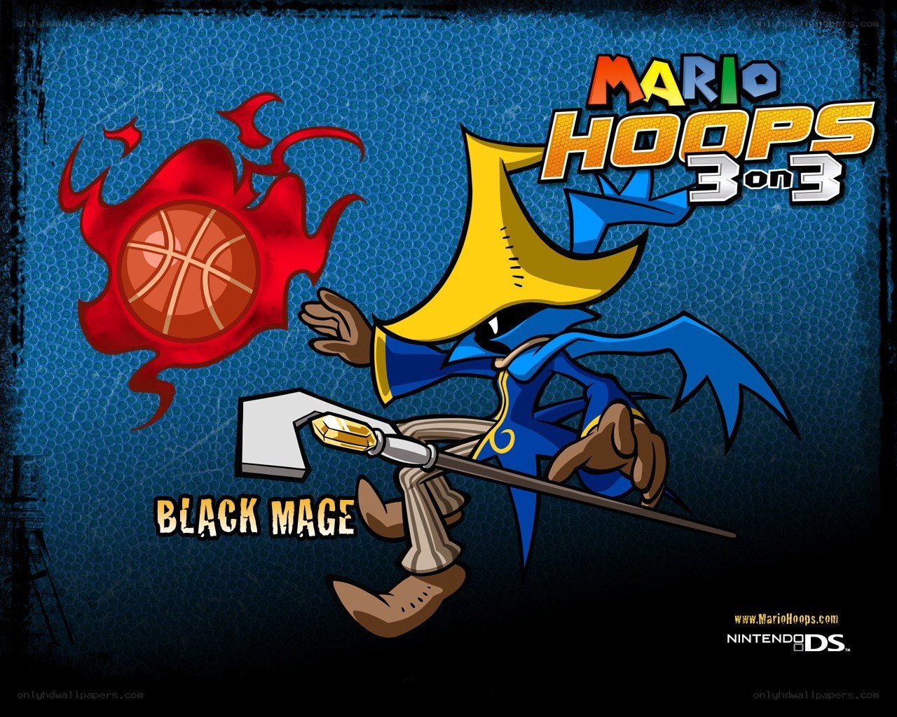 Mario Hoops 3 on 3 Black Mage