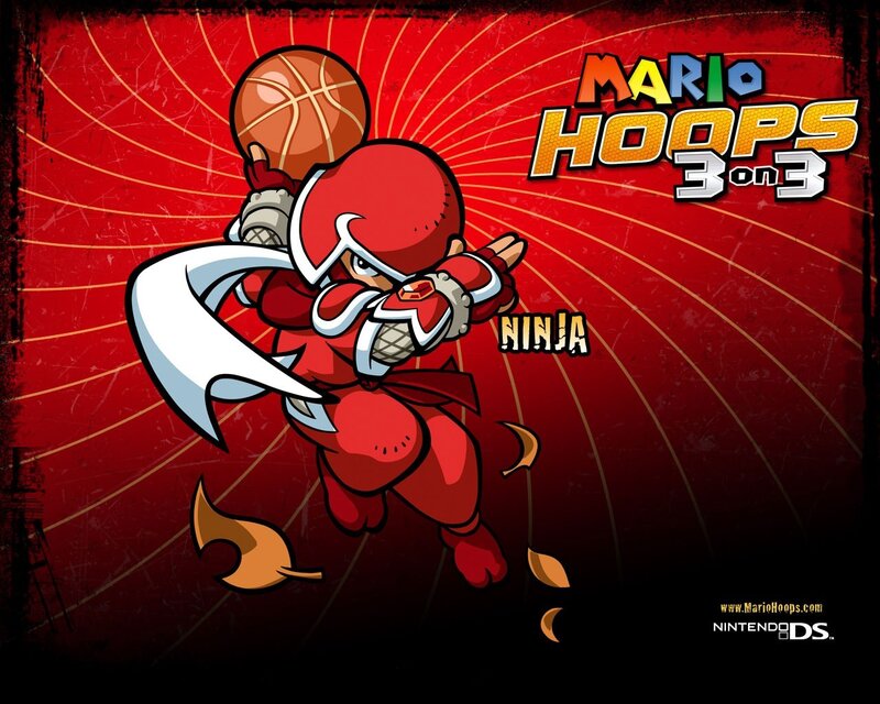 Mario Hoops 3 on 3 Ninja