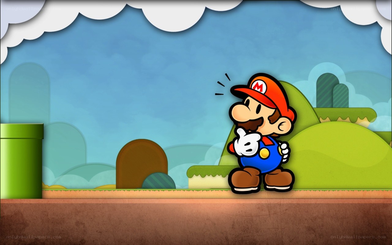 Mario in a paper world