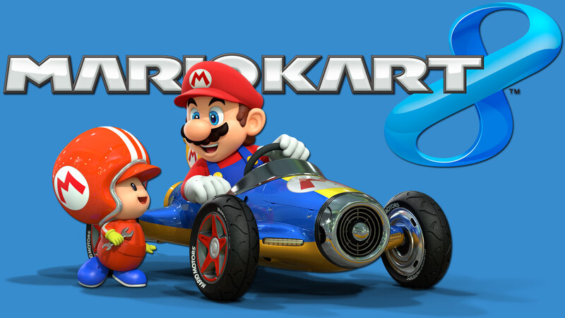 Mario in a Race Car — Blue
