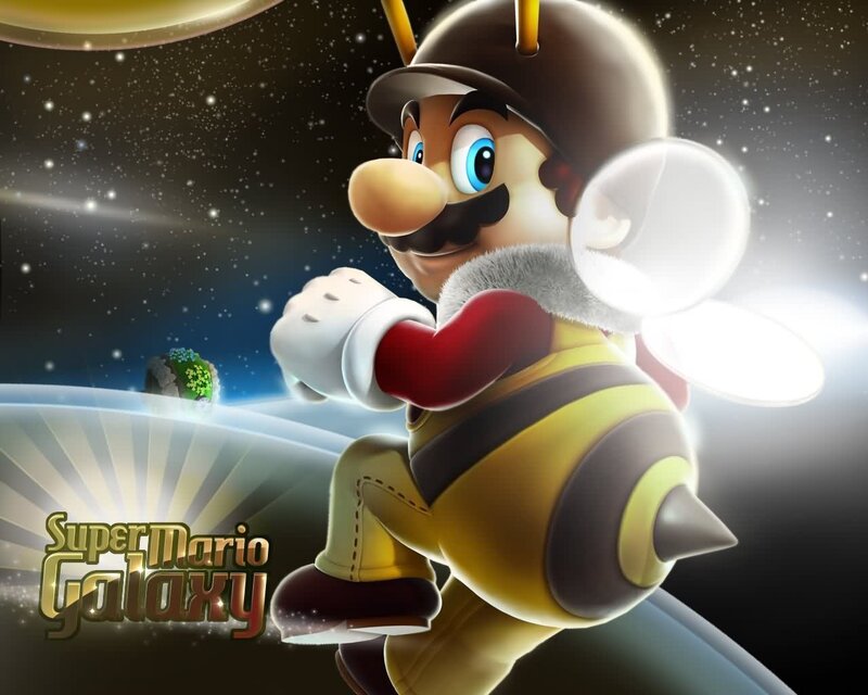 Mario in bee suit