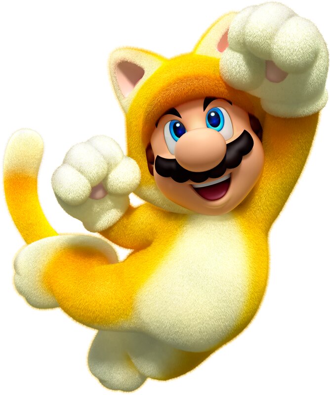Mario in Cat Suit
