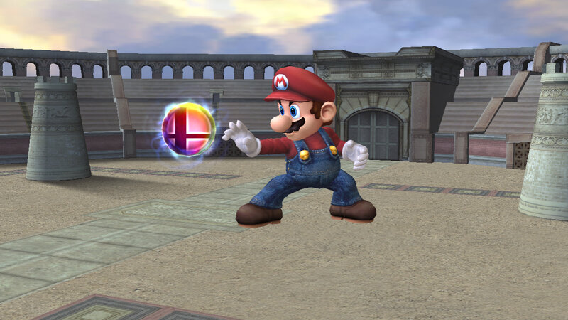 Mario in Colosseum arena