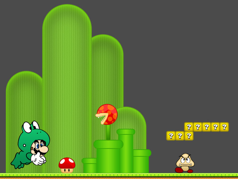 Mario in Frog Suit — Green
