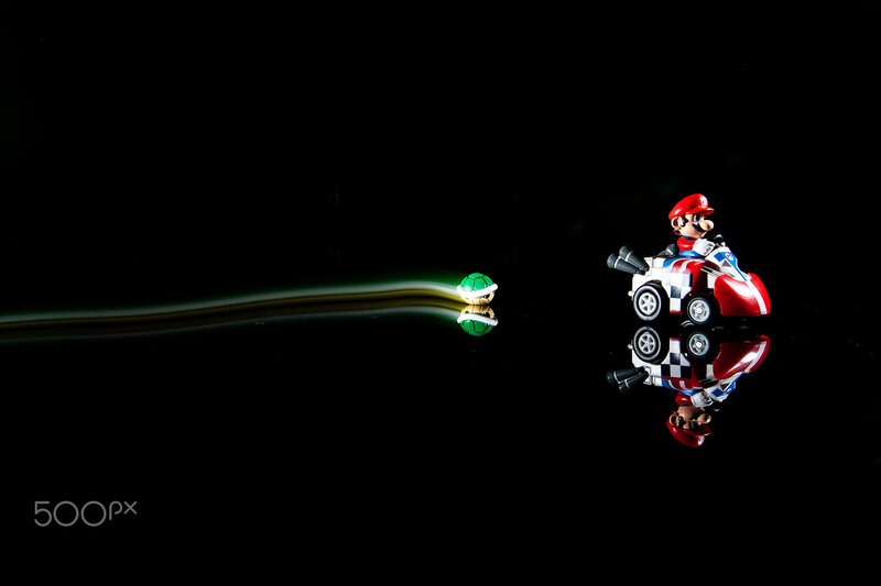 Mario in Go-kart — Black