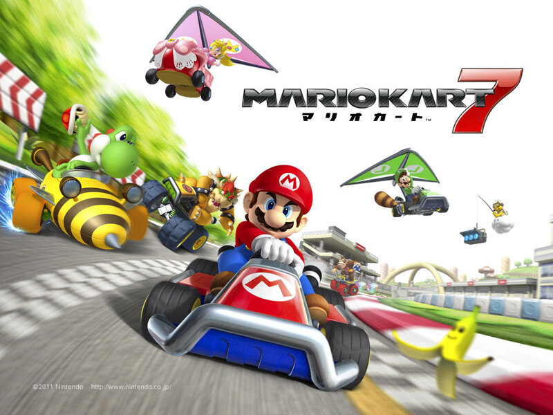 Mario in Go-kart Race — Red