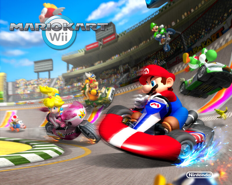 Mario in Go-kart Race