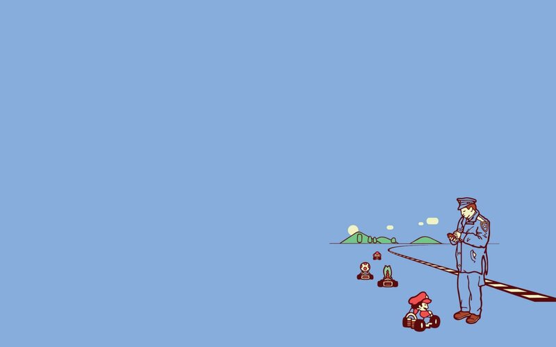 Mario in Kart