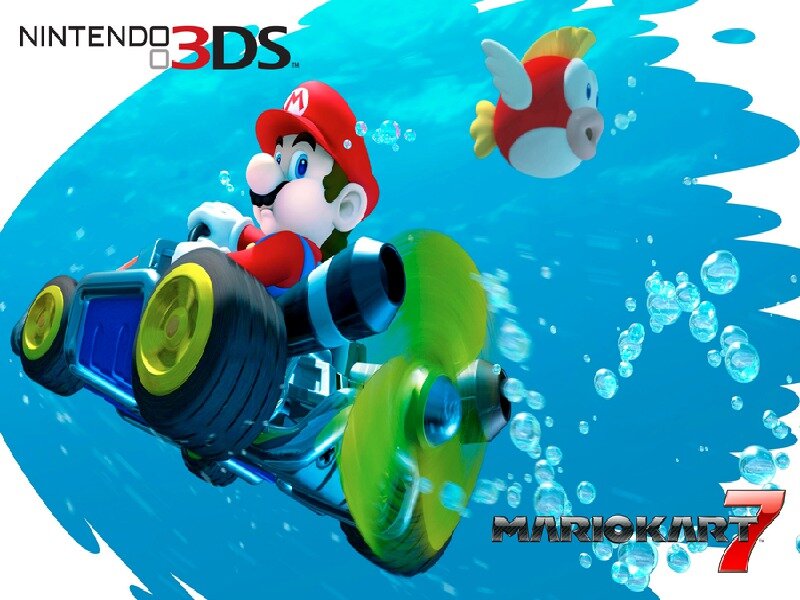 Mario in Kart Underwater