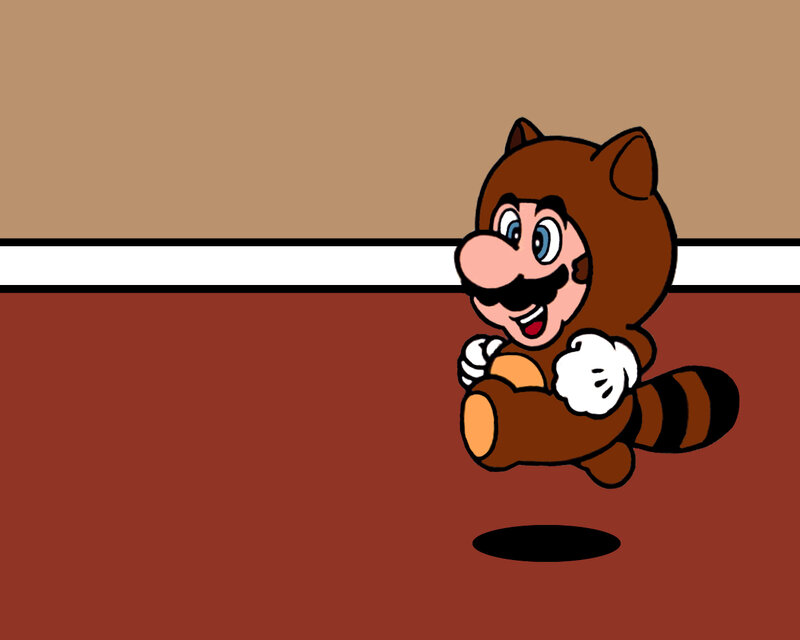 Mario in Raccoon Suit — Brown