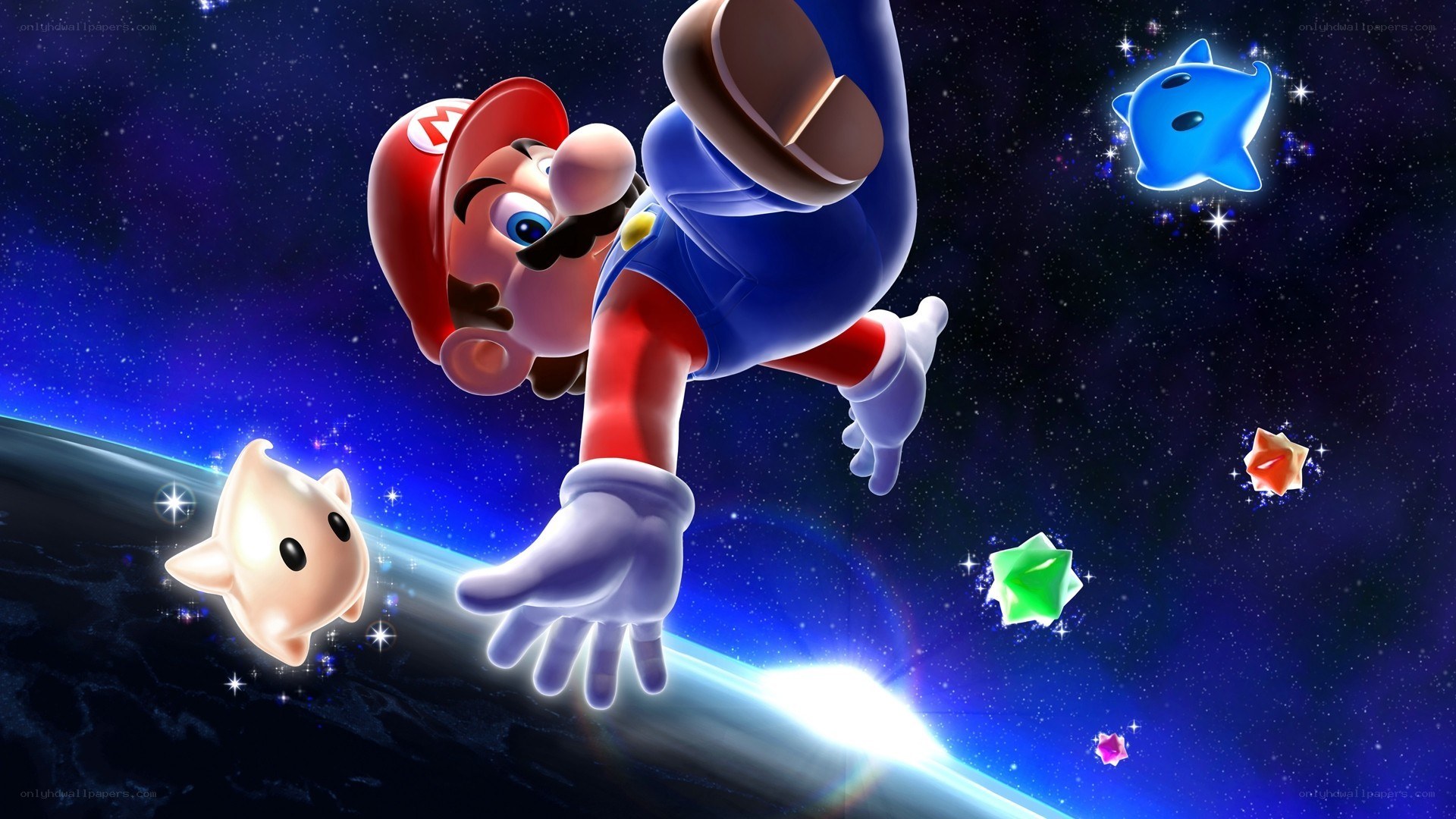 Mario in space adventure