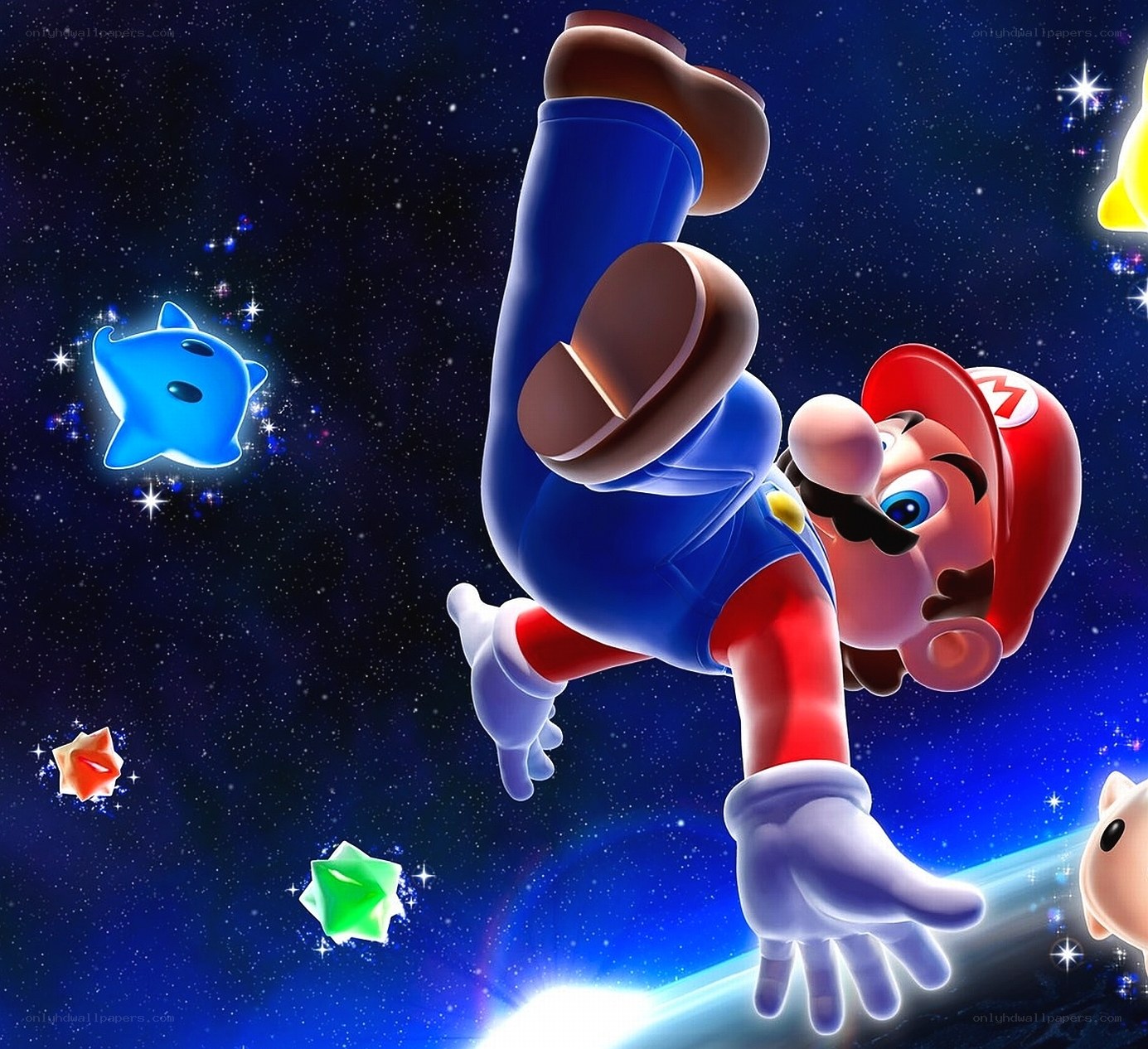 Mario in space adventure