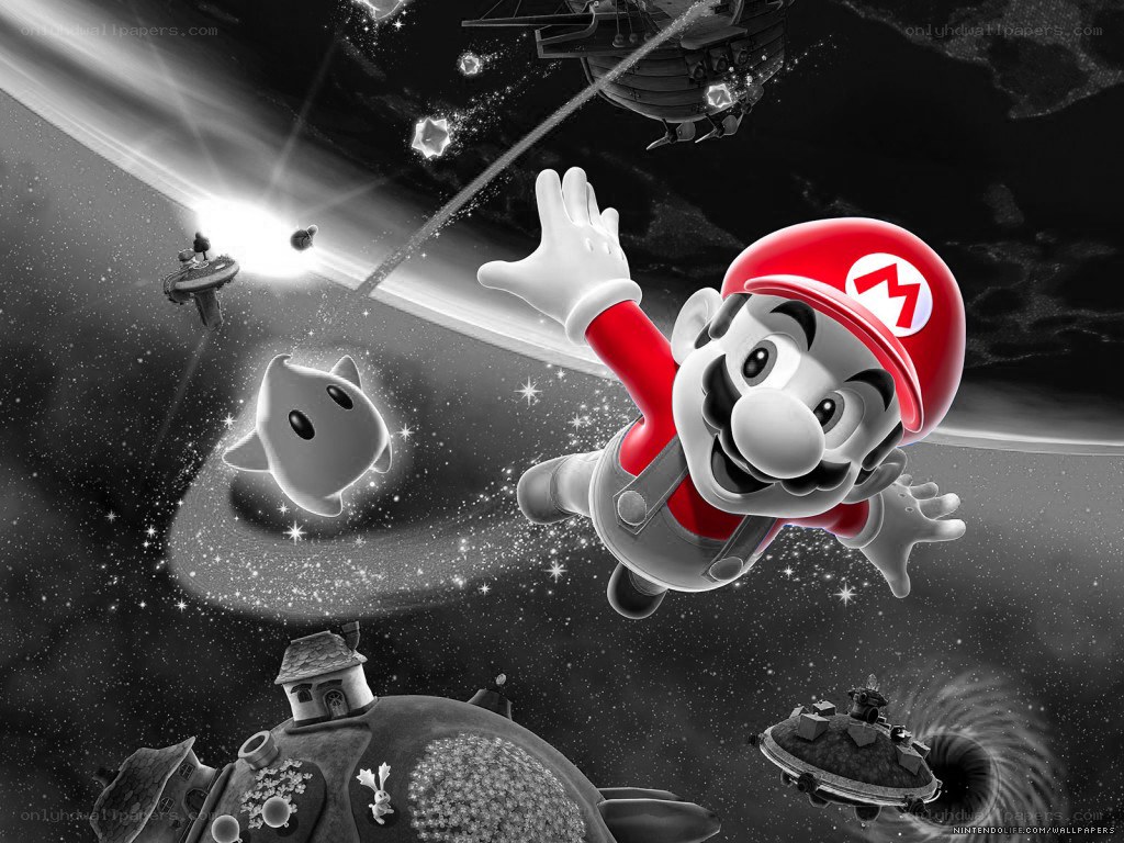 Mario in space adventure