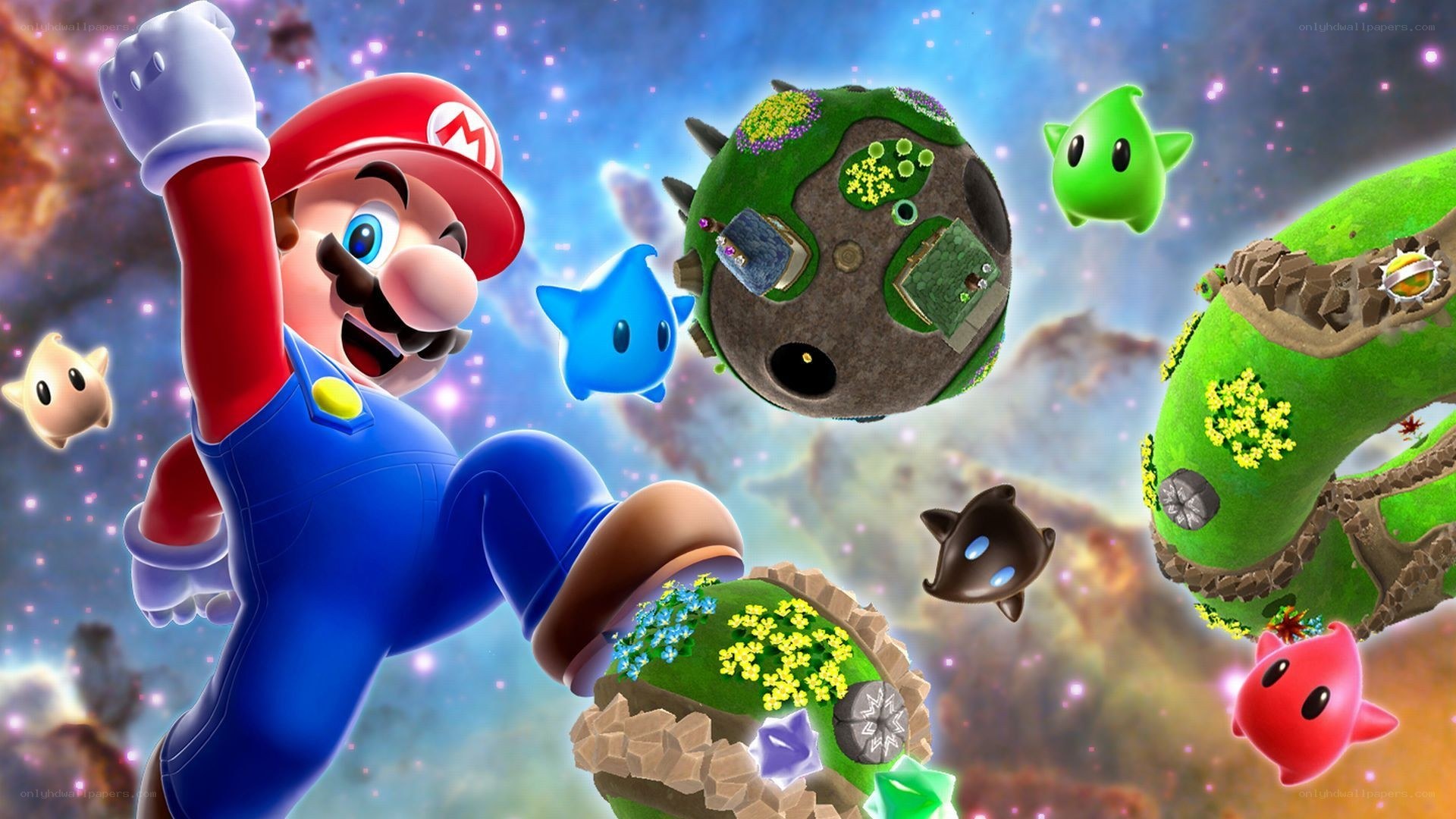 Mario in space adventure