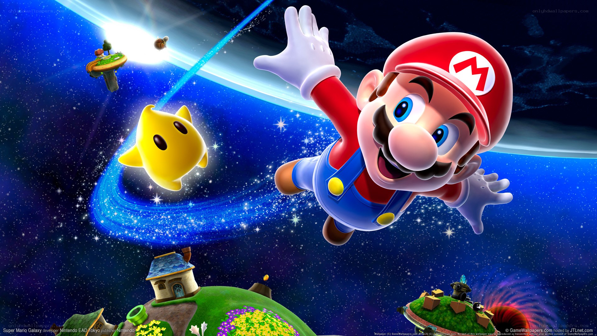 Mario in space adventure