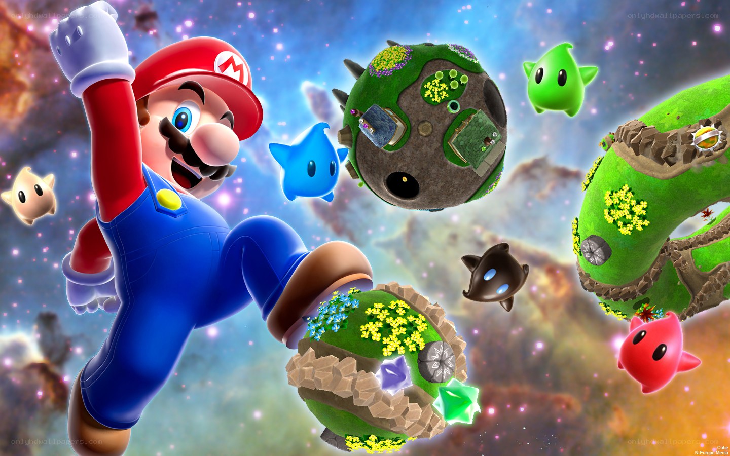 Mario in space adventure