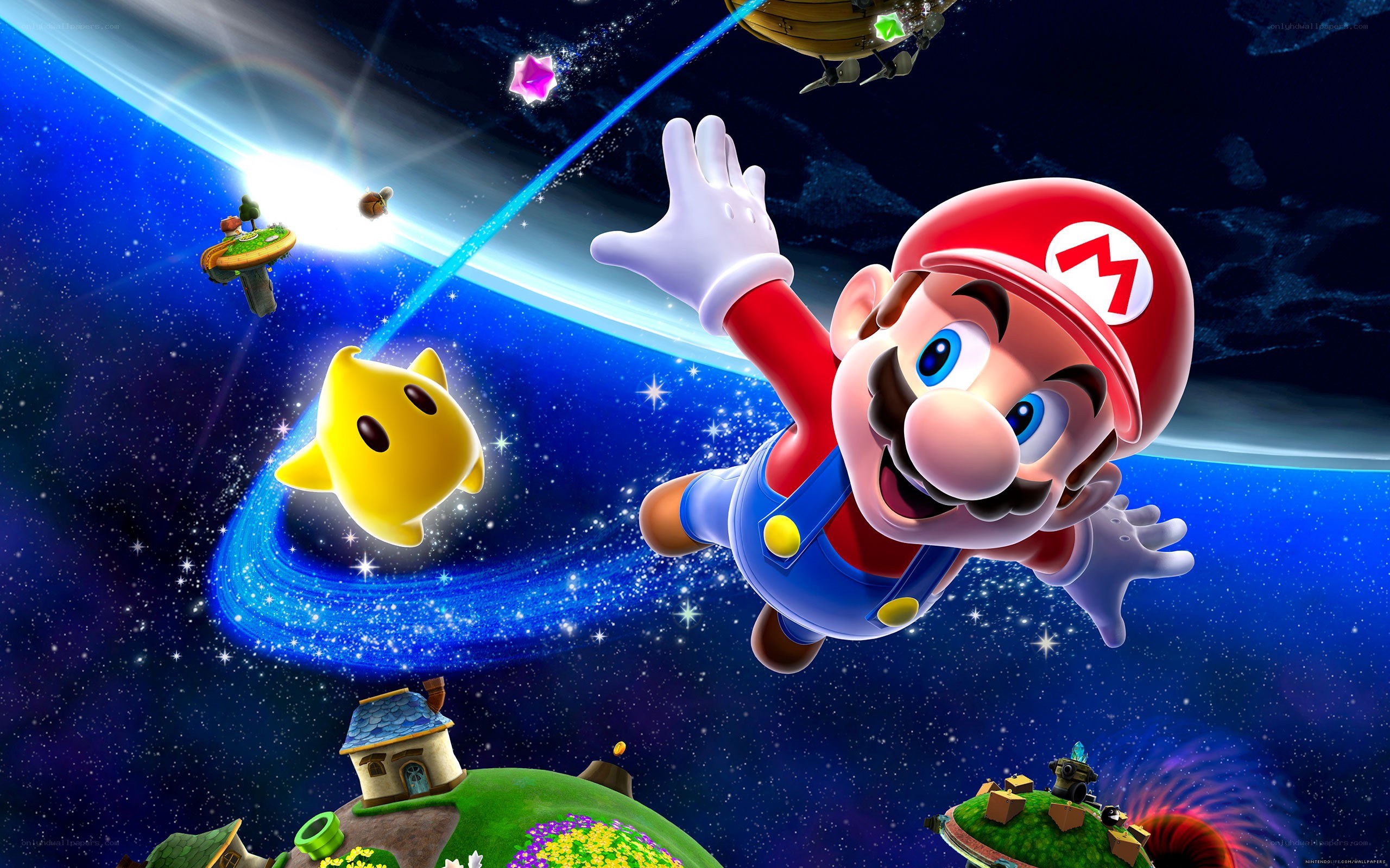 Mario in space adventure