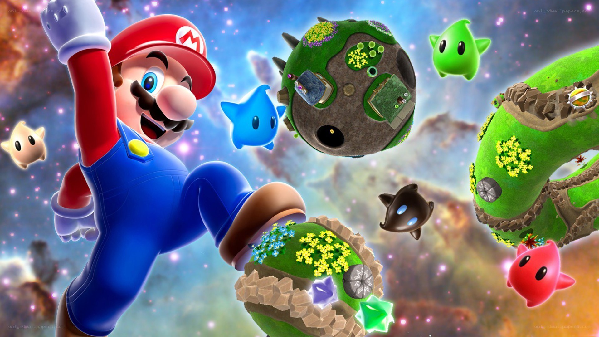 Mario in space adventure