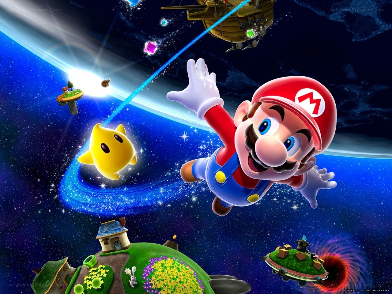 Mario in space adventure