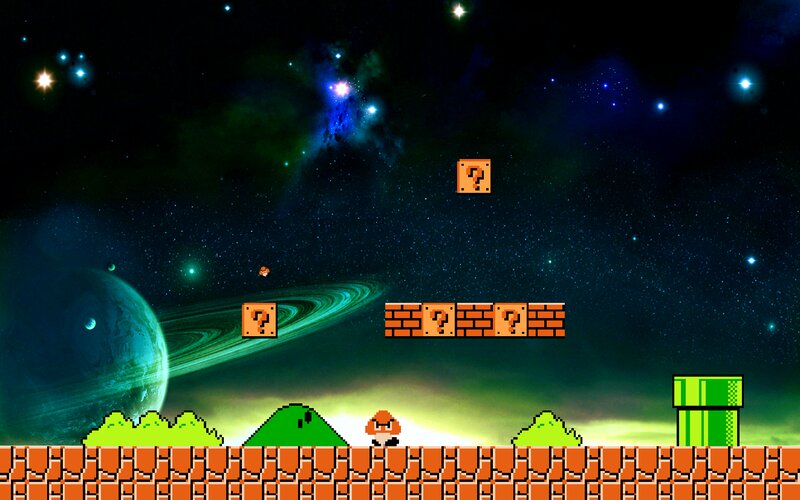 Mario in Space Level