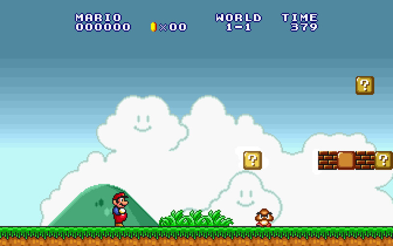 Mario in World 1-1