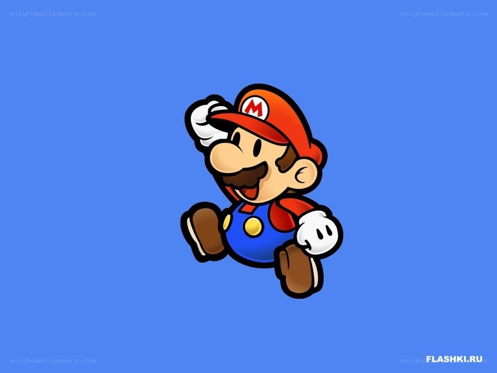 Mario jumping character