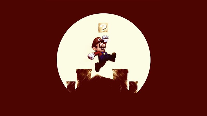Mario jumping for question block