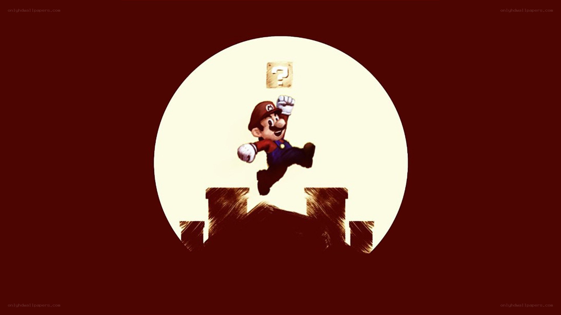 Mario jumping for question block