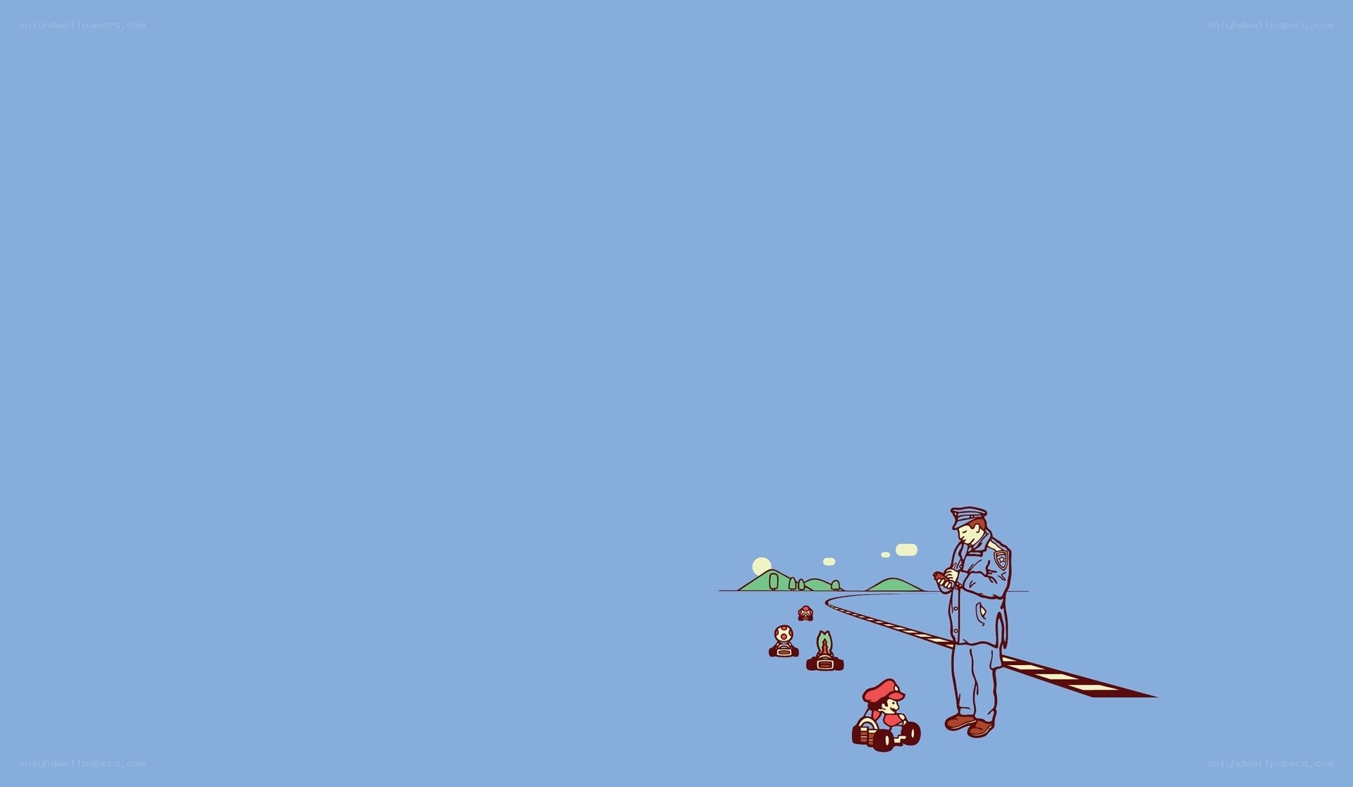 Mario Kart race scene