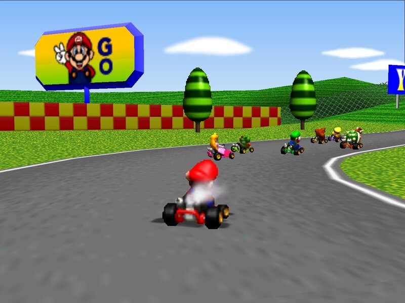 Mario Kart race start