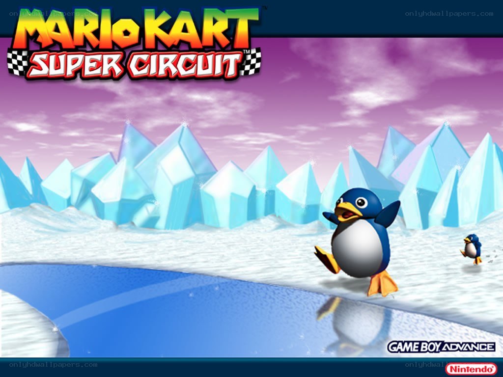 Mario Kart Super Circuit title screen