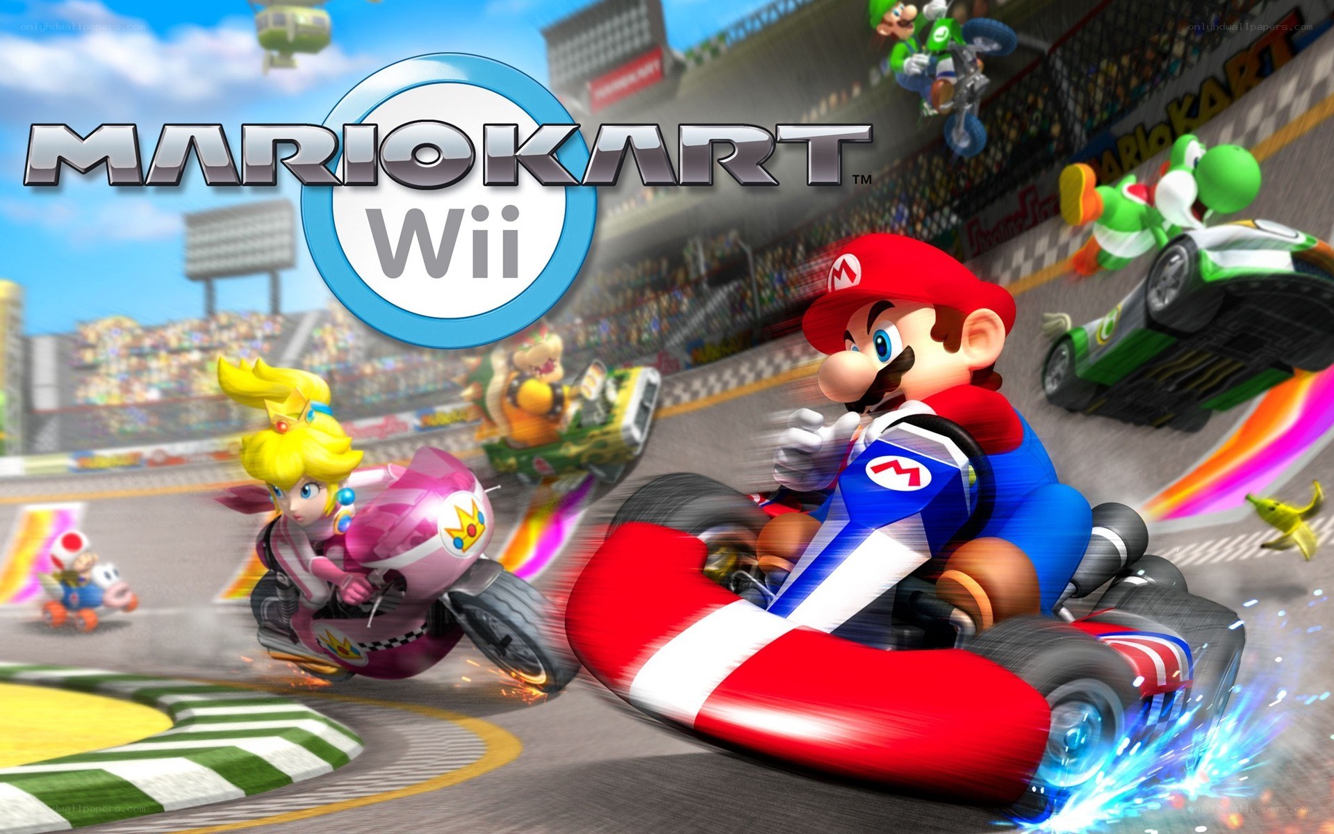 Mario Kart Wii gameplay