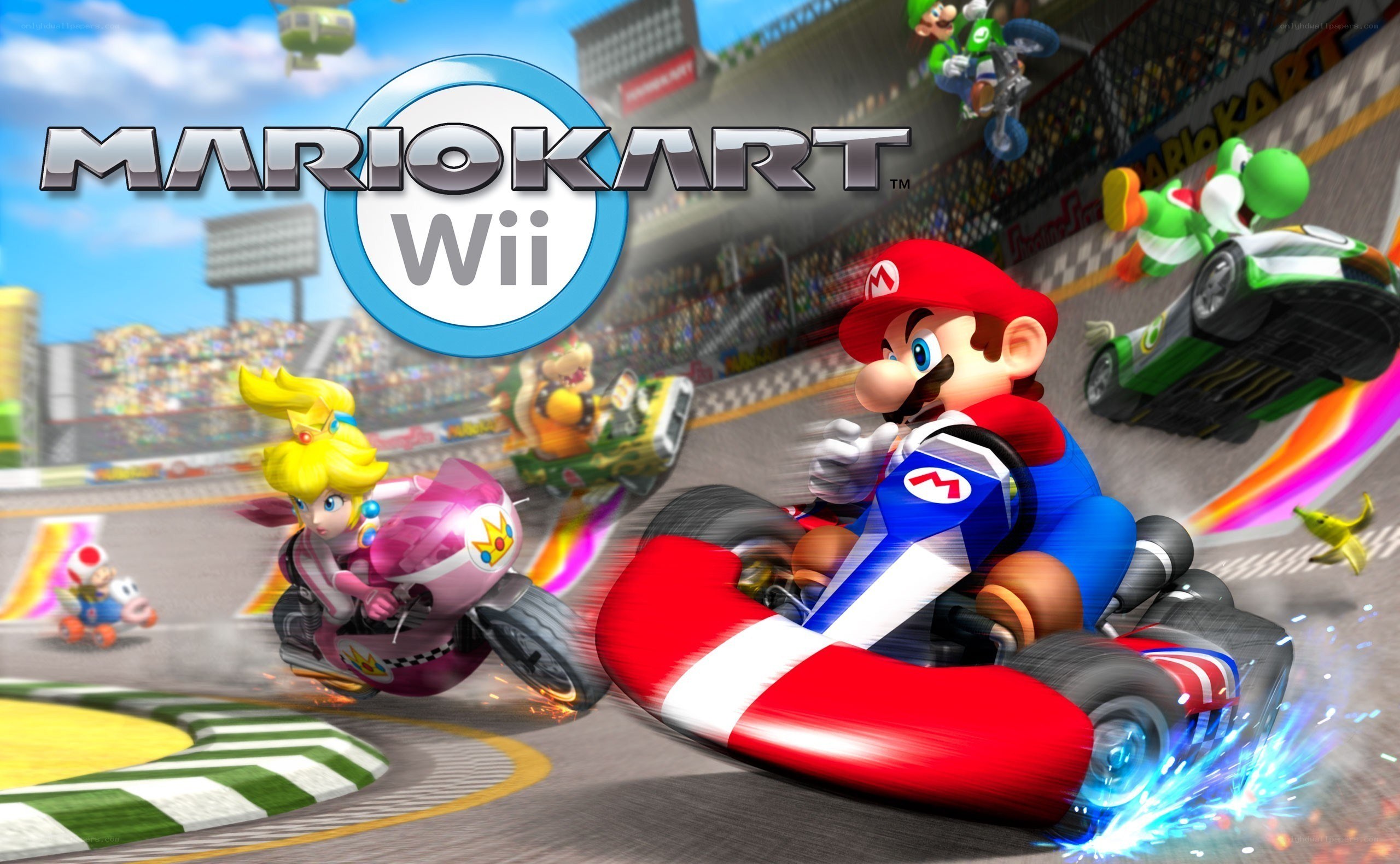 Mario Kart Wii gameplay