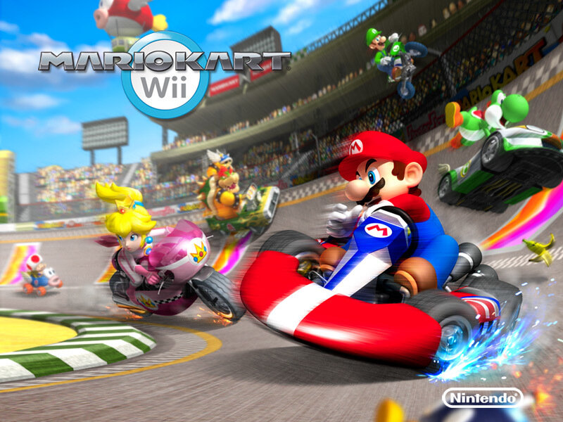 Mario Kart Wii gameplay