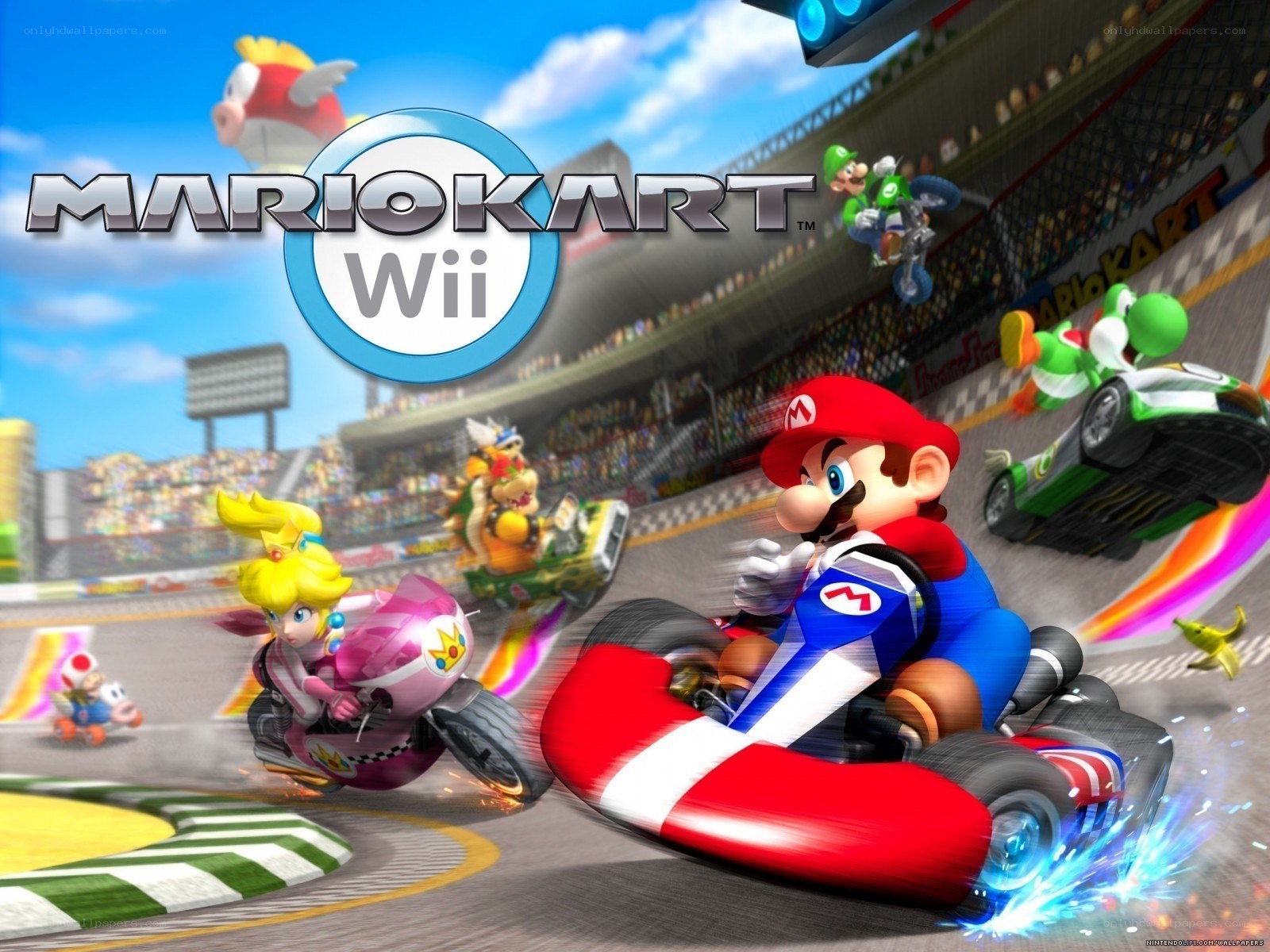 Mario Kart Wii gameplay