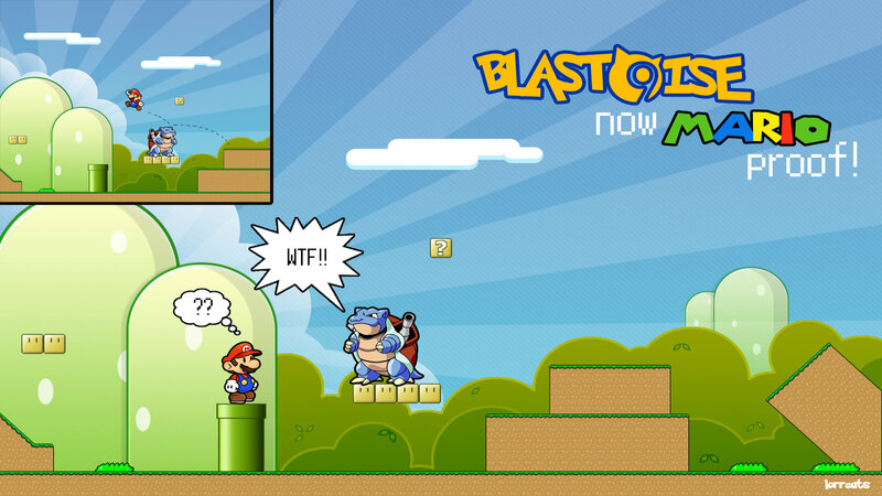 Mario meets Blastoise
