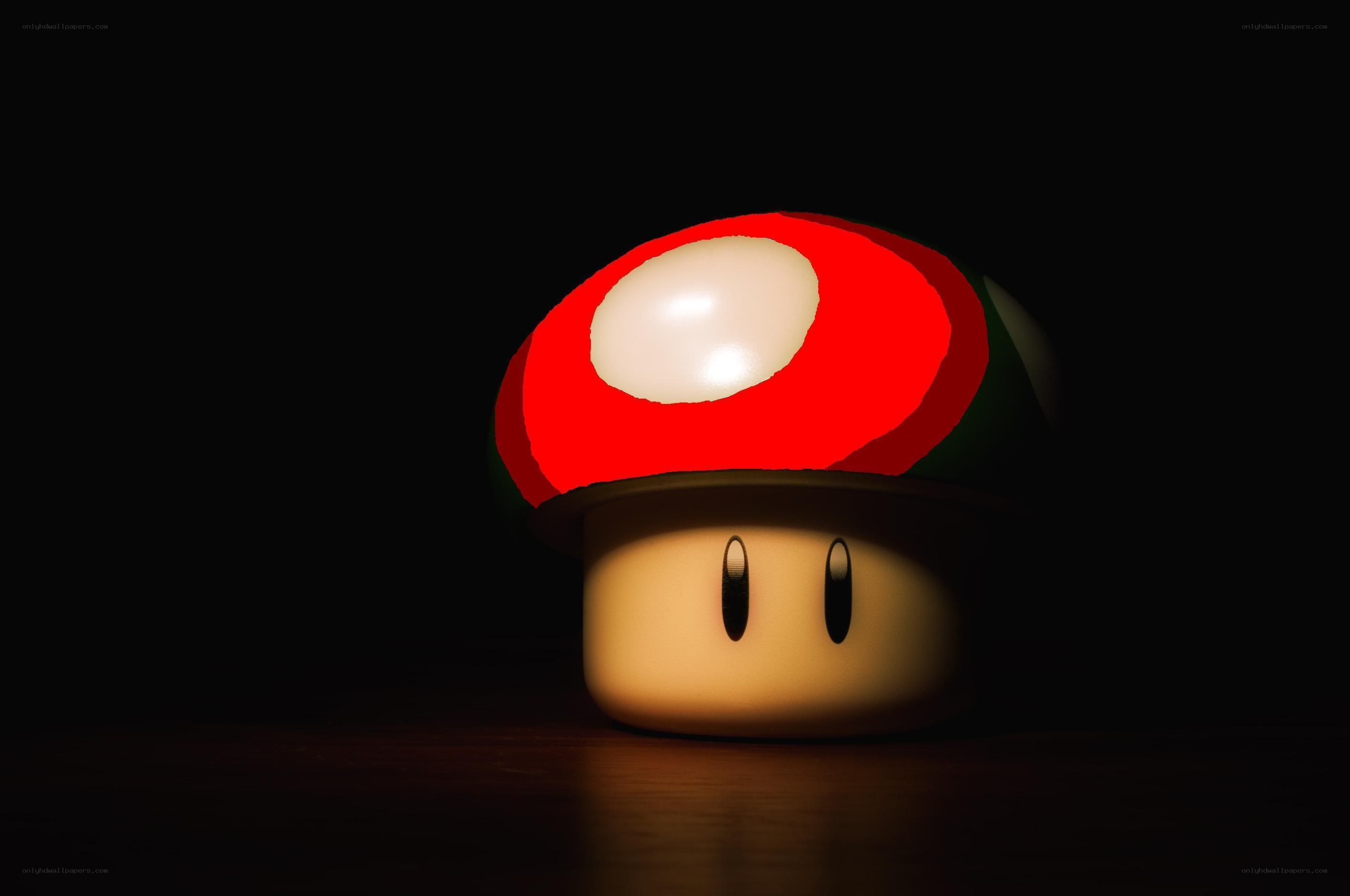 Mario mushroom lamp