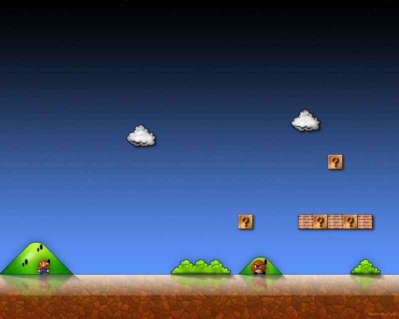 Mario night scene